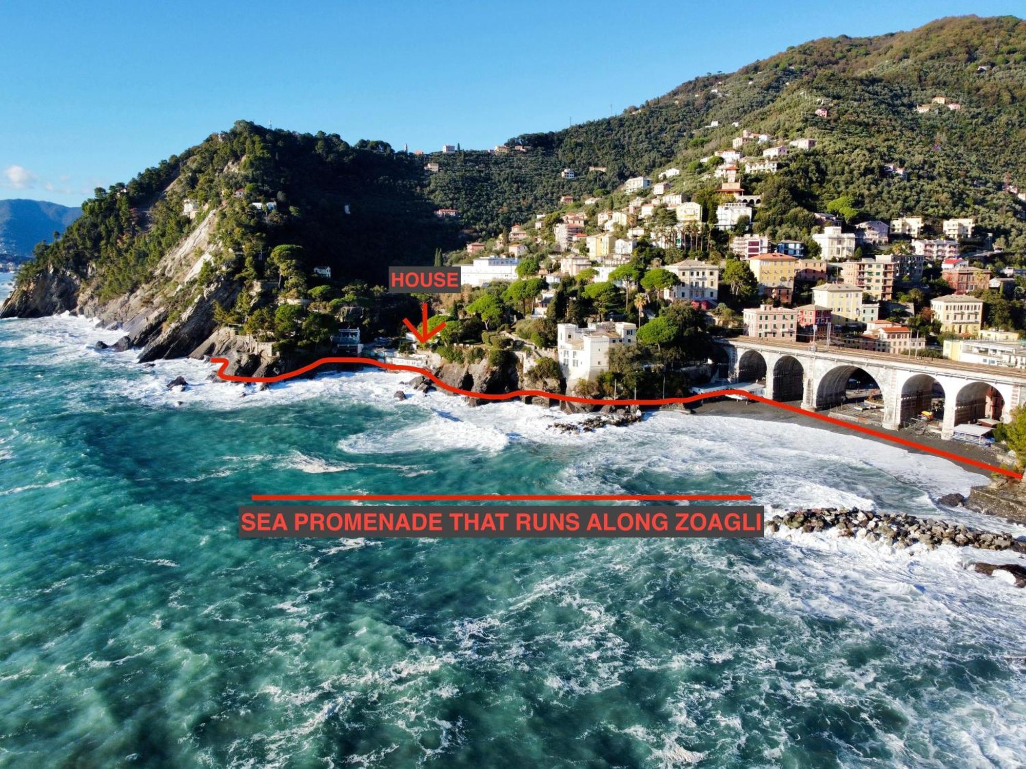 Un Passo Dal Mare Apartment Zoagli Ngoại thất bức ảnh